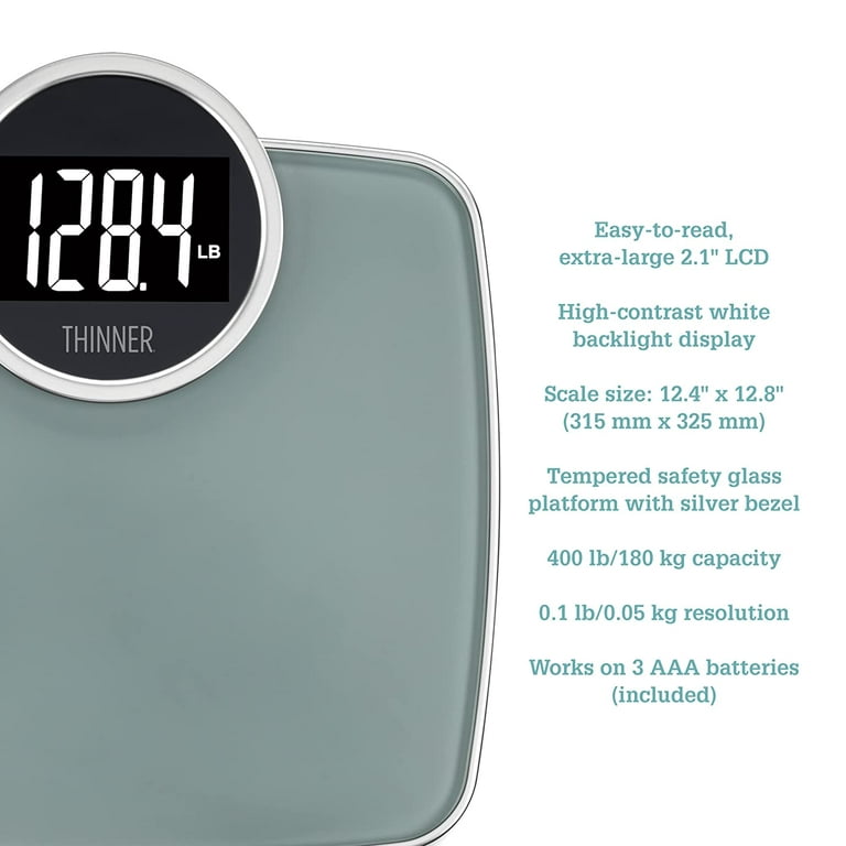 Conair TH203 Thinner Non-slip On-the-go Digital Portable Scale for sale  online
