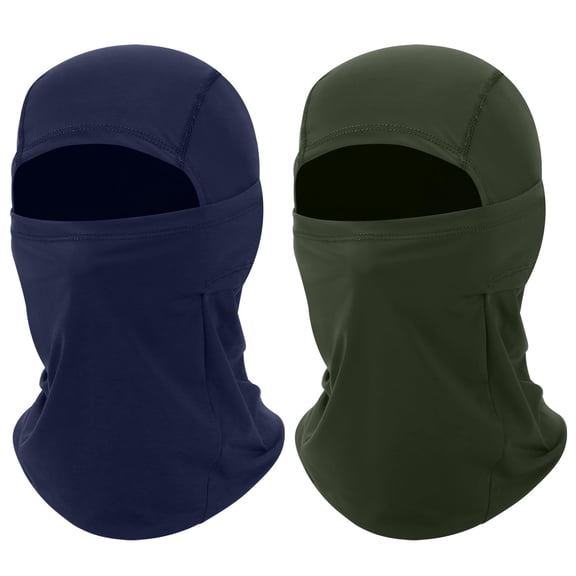 2 Pack Cooling Balaclava Summer Face Mask, UV Face Cover Sun Protection, Shiesty Full Face Masks for Men Motocycle Cycling