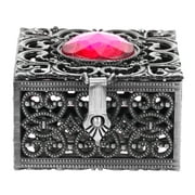 Vintage Ring Box Retro Jewelry Organizer Small Gift Box Catholic Rosary Box
