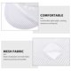 thumbnail image 5 of 5pcs Gorra de sala limpia a prueba de polvo Sombrero de taller antiestático Sombrero transpirable Sombrero de trabajo de fábrica (blanco), 5 of 6