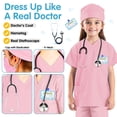 thumbnail image 2 of Set de disfraces de médico para niños RioRand, 6 piezas, para niños de 3 a 12 años, 2 of 6