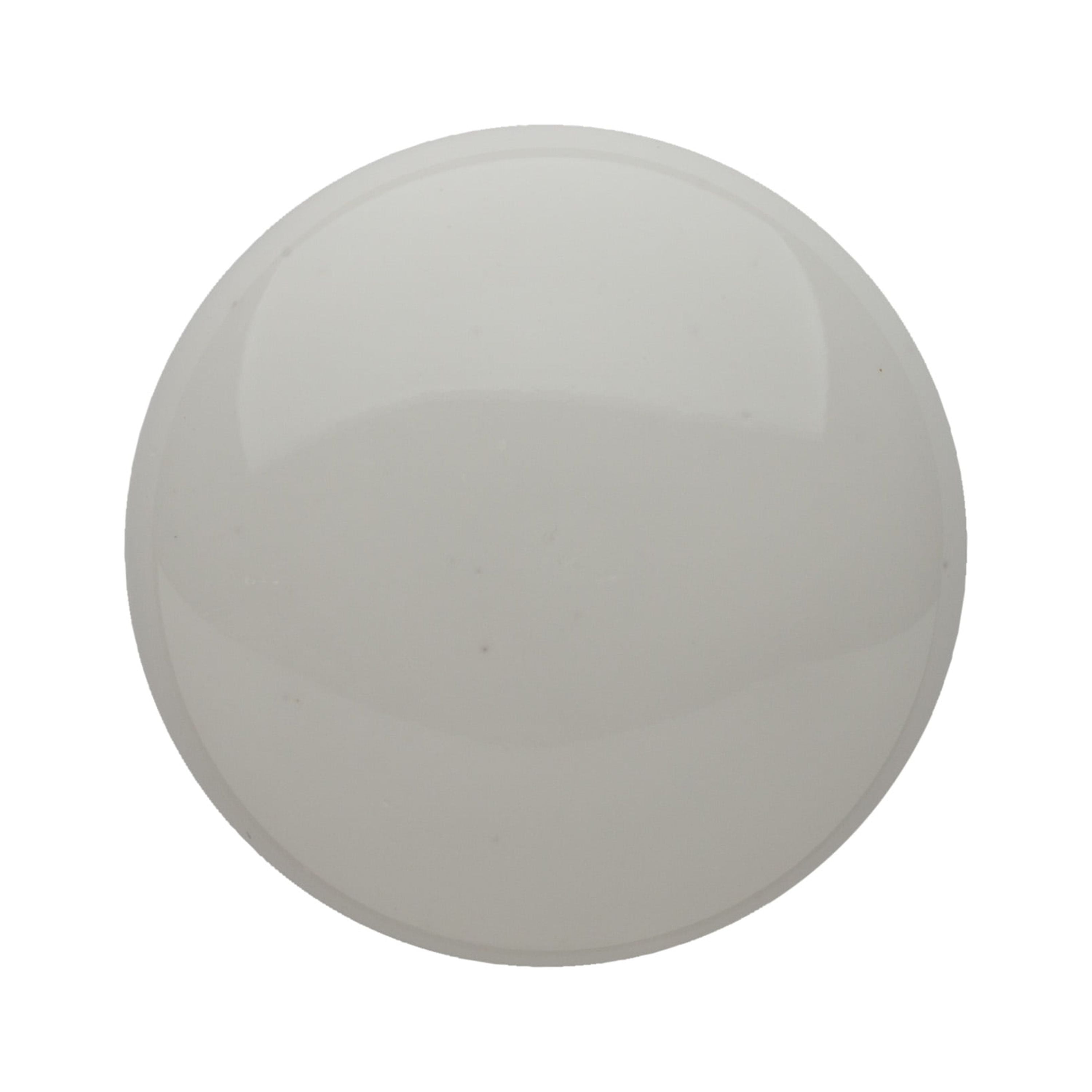 Mainstays 1-1/4" (32mm) Cabinet Knob, White Plastic, 2 Pack