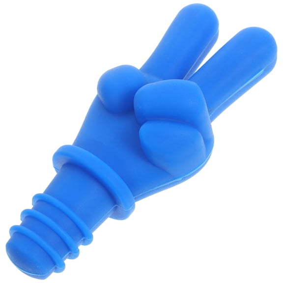PENIKOKO 1Pack Wine Bottle Stopper V Gesture Shape Sealing Preservation for Home Use Bars Clubs Parties Banquets Adults