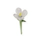 thumbnail image 5 of Mini adorno de flor de vidrio, regalo creativo, flor artificial decorativa para mujeres Morado rosa, 5 of 9