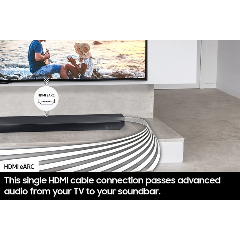 Open Box Samsung HW-Q6CC/ZA 3.1Ch Soundbar with Wireless Sub