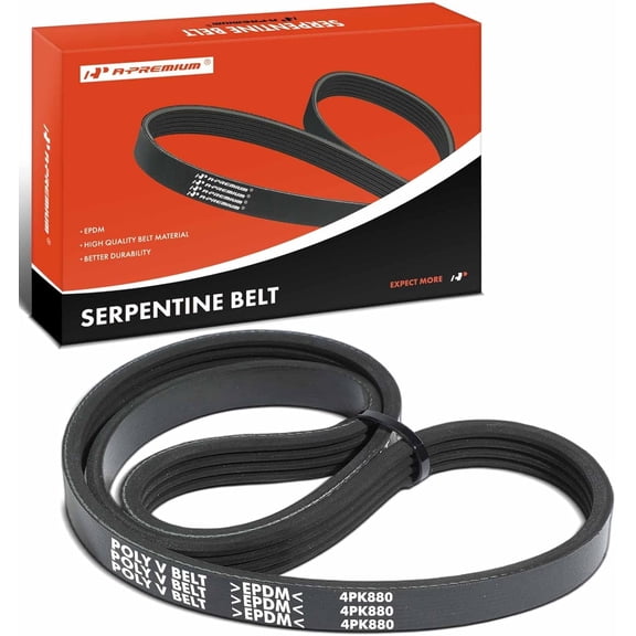 A-Premium Engine Serpentine Drive Belt Compatible with Toyota Highlander 2004 2005 2006 2007 3.3L, Gas Only