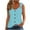 Sky Blue, variant on Sevevn Women's Solid Color Button Camisole - Sleeveless T-shirt Loose Tank Top Gray L Deal of the Week