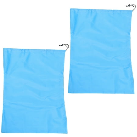 Raindrops 2 Pcs Tote Double Laundry Hamper Bag Hoodie Storage Machine Washable Travel