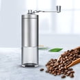 thumbnail image 1 of Molinillo de café manual Molinillo de especias de acero inoxidable Rebaba de cerámica con manivela, 1 of 5