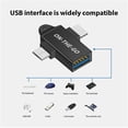 thumbnail image 3 of USB C to USB 3.0 OTG Converter USB 2 in 1 Type C Micro-OTG Adapter, 3 of 5