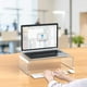 thumbnail image 4 of Soporte de monitor Beimu acrílico para iMac MacBook, color blanco, 4 of 7