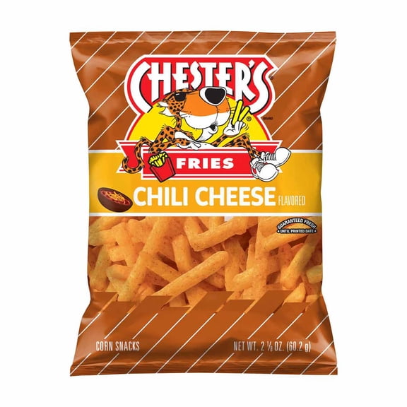 Chester's Fries Corn Snacks Chili Cheese Flavored, 2.125 oz