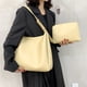 thumbnail image 5 of Bolso de mano de cuero de moda para mujer Tendencias 2024 Bolso de hombro de gran capacidad sencillo y lateral para mujer Bolsos y carteras Bolso de mujer, 5 of 5