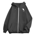 thumbnail image 4 of PRfgtbd Hoodies for Women Zip Up Hoodie Casual Sweatshirts with Front Pockets Soft Long Sleeve Jacket Streetwear Tops, 4 of 4