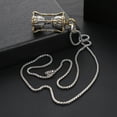 thumbnail image 2 of Men's HIPHOP Vintage Hourglass Pendant Necklace, 2 of 2
