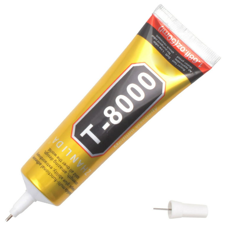 Cheers.US T-8000 Multi-purpose 50ml Glue For Jewelry handicrafts Phone and  Others Peachy