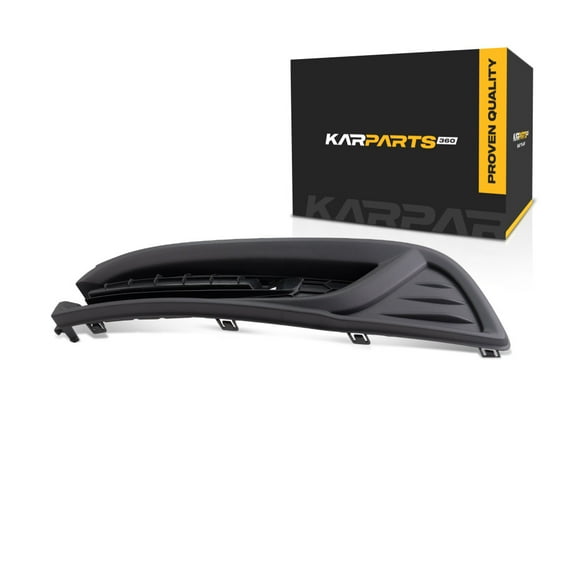 For Honda Civic 2013 2014 2015 Fog Light Cover Driver Side | Front | CAPA Certified | Textured Black | Replacement For HO1038113, HO1038113C