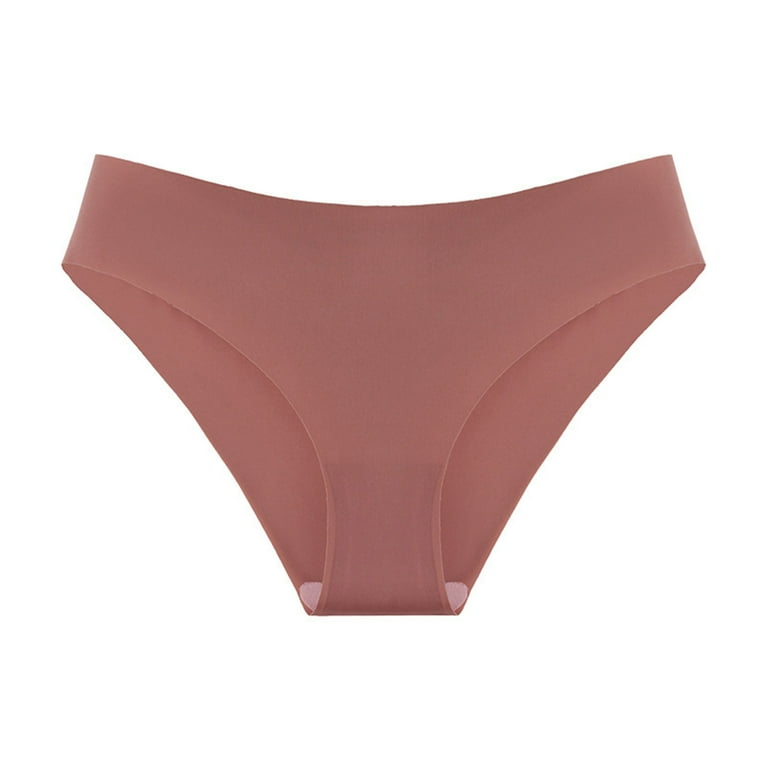 GWAABD 2023 New Upgrade High Waist Leak Proof Panties Hot Girls Panty Yoga  Underwear Bikini String Seamless Thongs Underwear Solid Nylon Ice Silk 