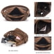 thumbnail image 5 of Artwell Fashion - Bolso bandolera para mujer, de piel sintética suave, con múltiples bolsillos, para hobo, Marrón, 11.8* 5.9 * 9.8 pulgadas, 5 of 5
