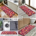 thumbnail image 6 of Colorful Spotted Mushroom Red Pattern Kitchen Rug Mat,Kitchen Runner Rugs Non Skid Washable,Decorative Kitchen Floor Mats for Kitchen,Sink,Laundry,17"x47.2", 6 of 7