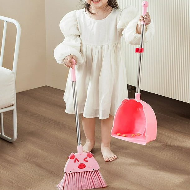 Ensemble Mini Balai et Porte-Poussière pour Enfants, Ensemble de Jouets de Nettoyage pour Tout-Petits, pour Garçons, Rose Ensemble Mini Balai et Porte-Poussière pour Enfants, Ensemble de Jouets de Nettoyage pour Tout-Petits, pour Garçons, Rose