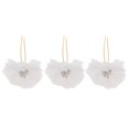 thumbnail image 5 of 3Pcs/Set Bridal Flower Hairpin Hair Ornament Headwear Jewelry , White, 8x4cm, 5 of 8