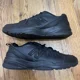 thumbnail image 1 of New Balance 608 Shoes Men Size 10.5 Triple Black Leather Non Slip Safety Comfort, 1 of 6