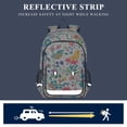 thumbnail image 5 of FORMRS Unisex School Backpack 17" Student Travel Bag with Laptop Compartment, Cartoon Animals, 5 of 7