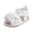 White, variant on Girls Open Toe Ruffles Shoes First Walkers Shoes Summer Toddler Flat Sandals White 12 Months-18 Months