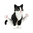 thumbnail image 1 of Figuras de gato en miniatura de alta simulación, juguetes de animales de gato, personajes de animales de gato, juguetes Negro, 1 of 9