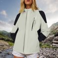 thumbnail image 2 of GEWSEY Womens Winter Snow Jacket Mountain Hiking Jacket Windbreaker Rain Coat Plus Size Outdoor Jacket Fleece Lined Down Coat (White, 3XL), 2 of 5