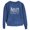 Blue, variant on Women's Long Sleeve Sweatshirts Winter Fall Pullover Sweater Casual Warm O Neck Soft Printed Shirt Ladies Shirts Tops