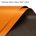 thumbnail image 2 of Unique Bargains Double Sided Color Flower Wrapping Paper Orange+Brown 22.8'x22.8' Waterproof 20 Pack, 2 of 5