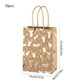 thumbnail image 3 of Uuiauoio Christmas Snowflake Tote Bag with Flat Bottom, Kraft Paper Gift Packaging for Holiday Parties, Festive Tree Design Carry Bag for Seasonal Present Wrapping and Events, 3 of 6