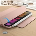 thumbnail image 5 of JETech Magnetic Case for iPad mini (A17 Pro, 2024 Model, 7th Generation) / mini 6 (2021 Model, 6th Generation), Magnetic Attachment, Slim Smart Tablet Cover with Auto Wake/Sleep (Rose Gold), 5 of 6