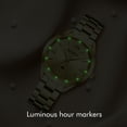 thumbnail image 7 of Watch for Women Analog Quartz Watch Fashion Simple Wristwatch Stainless Steel Watch Band Ladies Watch Waterproof Luminous Pointer, 7 of 7