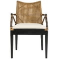 thumbnail image 6 of SAFAVIEH Gianni Arm Chair Brown/Black, 6 of 15