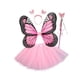 thumbnail image 3 of Conjunto de disfraz de hada para niñas, decoración de ropa, alas de mariposa para Halloween y carnaval. Falda Lisa, 3 of 9
