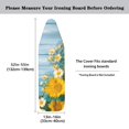 thumbnail image 5 of Kuiaobaty Sunflower Daisy Flower Wood Grain Ironing Board Cover Non-Slip Ironing Board Replacement Cover Protective Scorch Polyster with Elastic Edge Home & Kitchen Accessories, 5 of 5