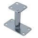 thumbnail image 3 of Soporte de Base elevada ajustable para poste, soporte de pérgola de altura ajustable de alta resistencia de hierro para tubería de toldo, terraza, 3 of 8