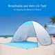 thumbnail image 5 of 70.9x59x43.3 Inch Automatic Instant Pop-up Beach Tent Anti UV Sun Shelter Cabana for Camping Fishing Hiking Picnic, 5 of 5