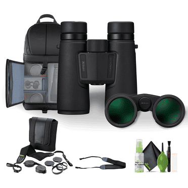 Nikon 12x42 Monarch M5 Binoculars Bundle with Neck Strap   Backpack and More