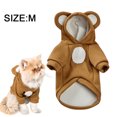 thumbnail image 2 of Ropa para perros pequeños, ropa para perros con orejas de oso, felpa para abrigarse MFZFUKR CPB-US-FXT422-3, 2 of 7