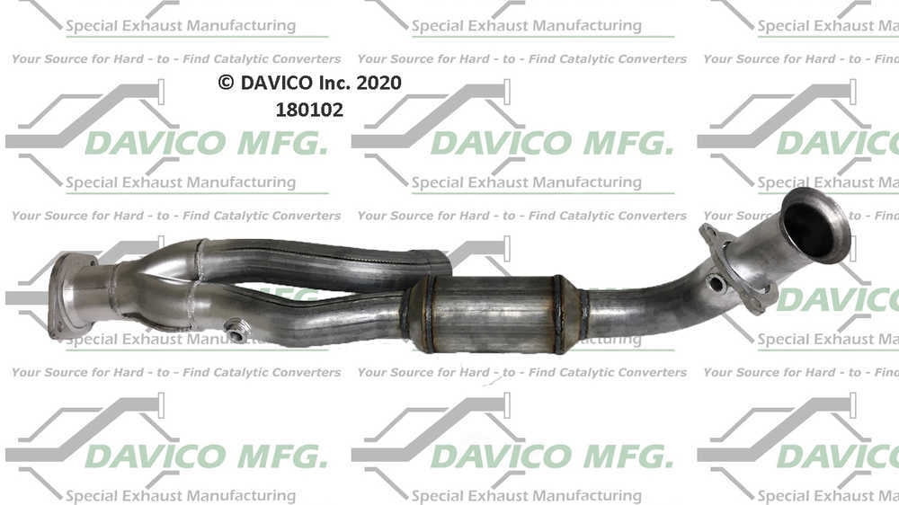 Davico Mfg 180102 Direct-Fit Catalytic Converter