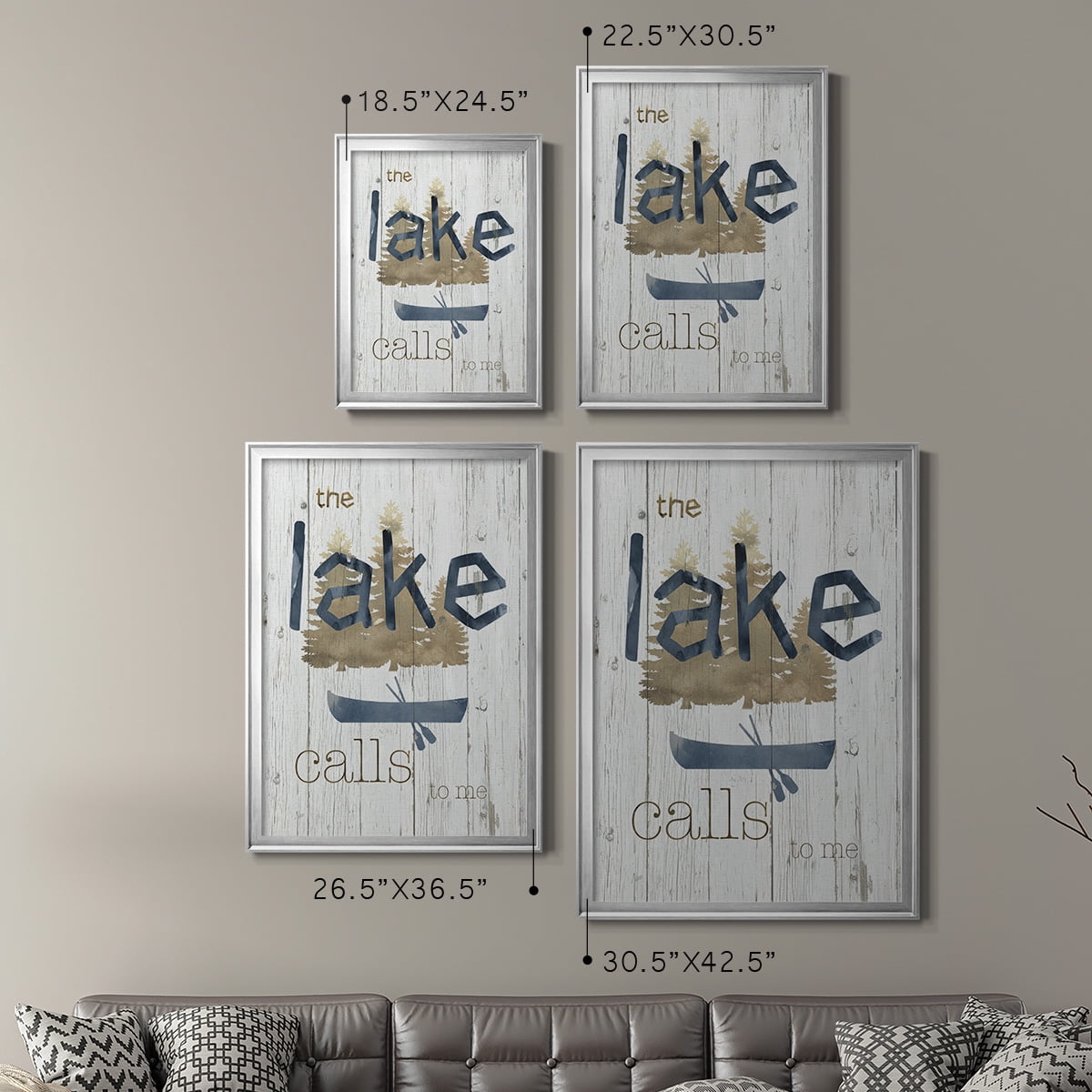 Lake Calls Me Premium Classic Framed Print - Ready to Hang