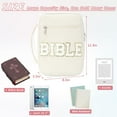 thumbnail image 4 of Bible Cover Case for Women, soft corduroy Letter Bible Bag, Soft Bible Bag Bible Case with Handlest , Bible Carrying Case for Women, Bible Accessories for Book Lovers Mother's Day Gifts, 4 of 6