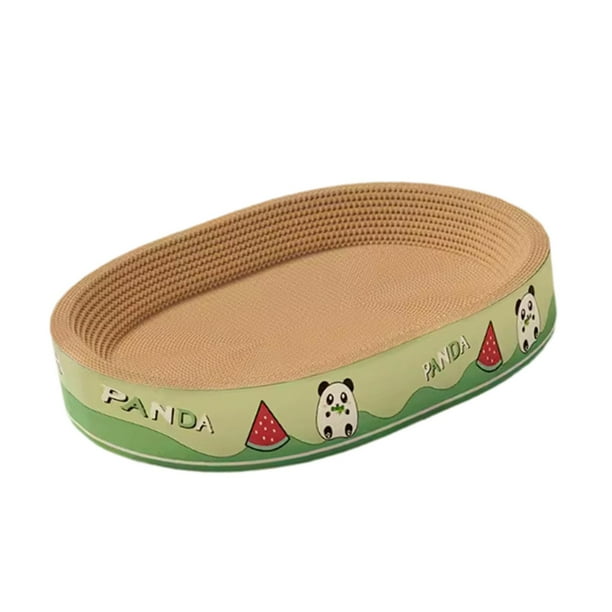 Cama rascadora para gatos, tabla rascadora, cama para gatos, rascador, tabla para rascar, para dormir, descansar, hacer ejercicio, hogar interactivo Ovalada S