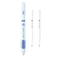 thumbnail image 1 of NBX Quick-drying Retractable Gel Pen Anti-fall Pinch 0.5mm Fine Point with 2 Extra Refills Stationery Journaling Note Taking Pens for Students Teachers Shorthand Reporters Office School Supplies, 1 of 6