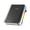 black, variant on Twin Coil Binding PU Leather Notebook 300 Pages Lined Elastic Pen Slots For Daily Writing Note Taking 10x8Inch
