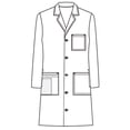 thumbnail image 3 of Panda Uniform white scrub coats and lab coats unisex | Multi-Colored lab coats and doctor coat, 3 of 5